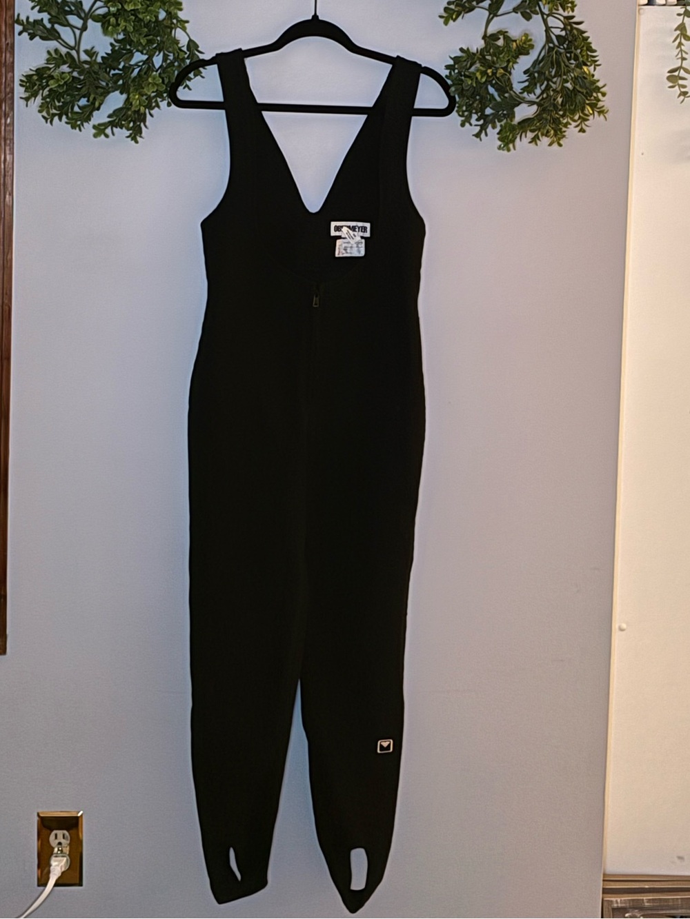 Obermeyer Black Thermal Jumpsuit with Stirrup Ankles
